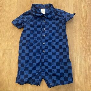 Carter’s Short Sleeve Button Down Romper